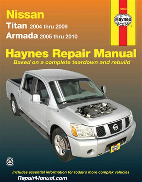 Nissan Titan Complete Workshop Repair Manual